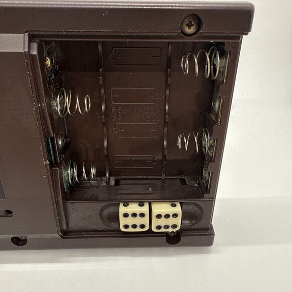 Saitek Handheld Champion Backgammon No Cover *parts Only* WATER DAMAGE - Picture 6 of 7